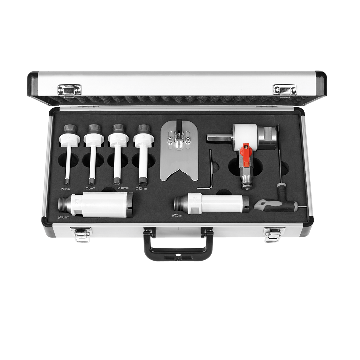 Carat ETSET04000 Tile drilling bits set for tiles and natural stone 6-8-10-12-25-36mm
