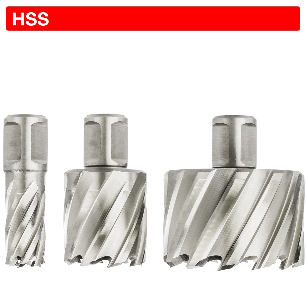 Euroboor 21005504501004 HCL.450 Core drill bit, HSS, D 45 mm, DoC 55 mm, Weldon