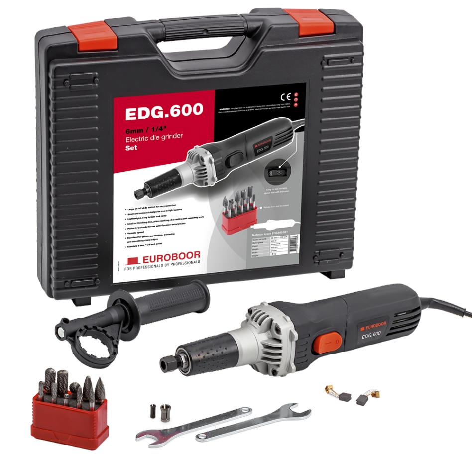 Euroboor 30514100008004 EDG.600 SET EU2 Burr grinder 600 watts in case incl. 10 burrs