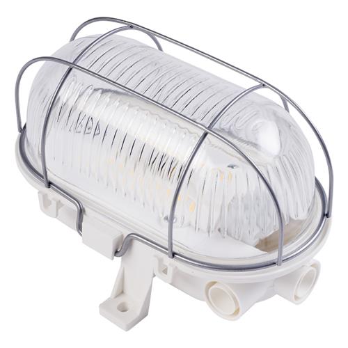 Eurolux 66.022.03 Construction light LED Bulleye LED - white - plastic housing with wire basket