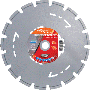 Norton Clipper 70184611456 Super Beton EVO Diamond saw blade 350 x 20 mm