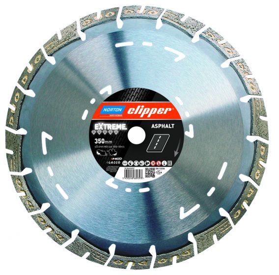 Norton Clipper 70184694907 Extreme Asphalt Diamond saw blade 300 x 20 mm