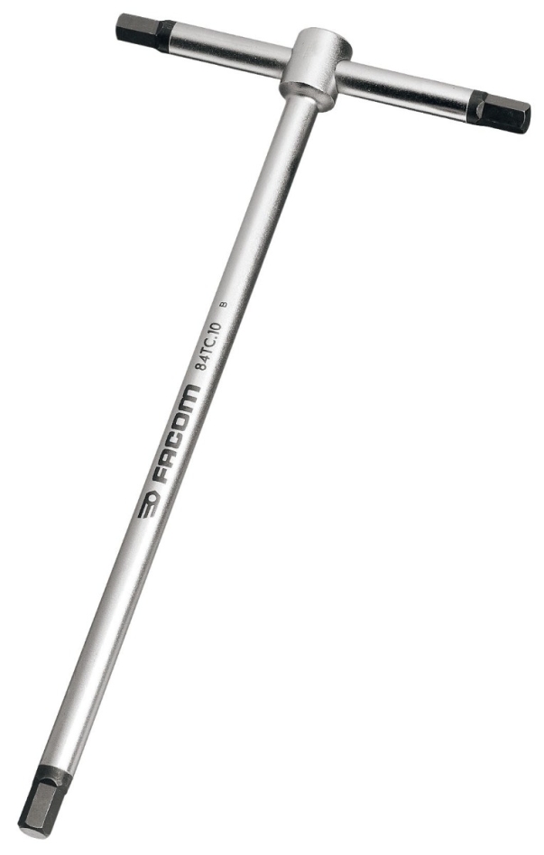 Facom 84TC.4 T-shaped Allen wrench 6-sided metric sizes 180 x 90 mm