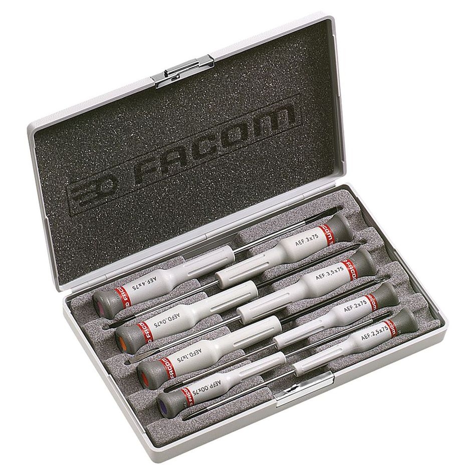 Facom AEF.J6 8-piece MICRO-TECH screwdriver set