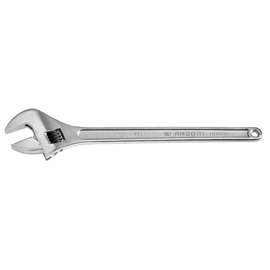 Facom 113C.24C Chrome plated wrench with knurled wheel 612 mm