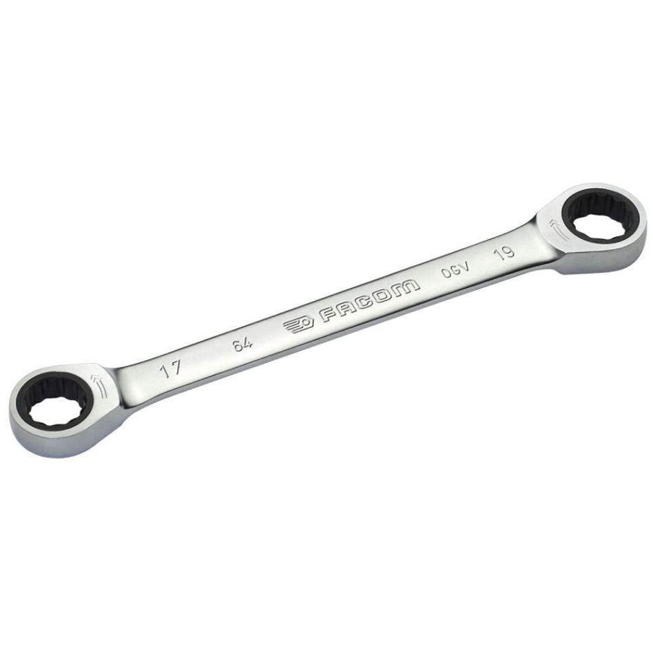 Facom 64.17X19 Double Ratchet Wrench 12 side 17 x 19 mm metric sizes