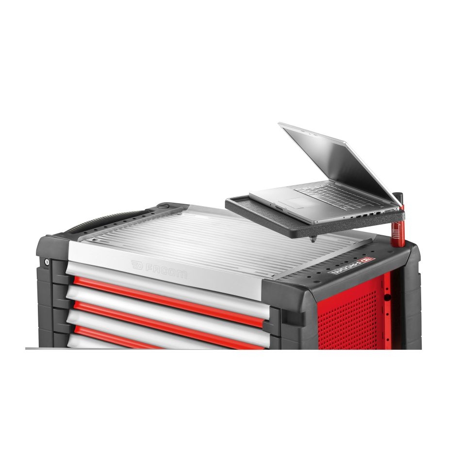 Facom JET.A5-1GXL magnetic table with compartments + paper roll holder