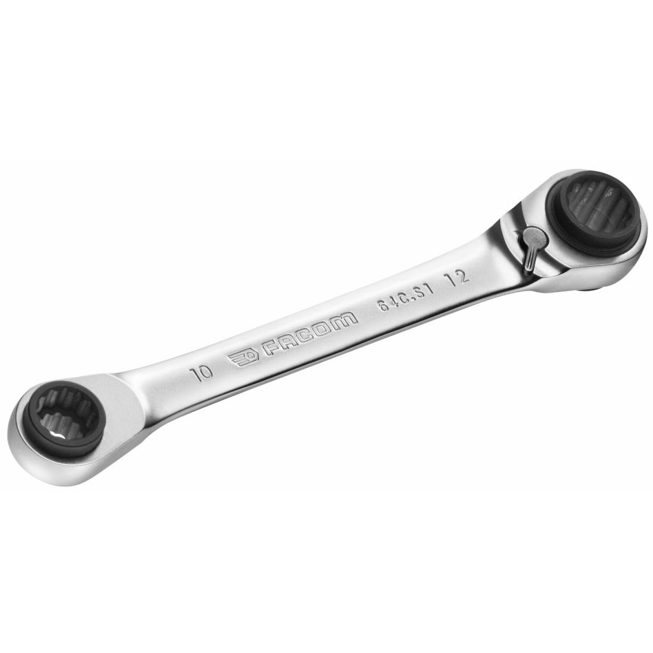 Facom 64C.S2 Ring ratchet wrench 16X17-18X19 mm