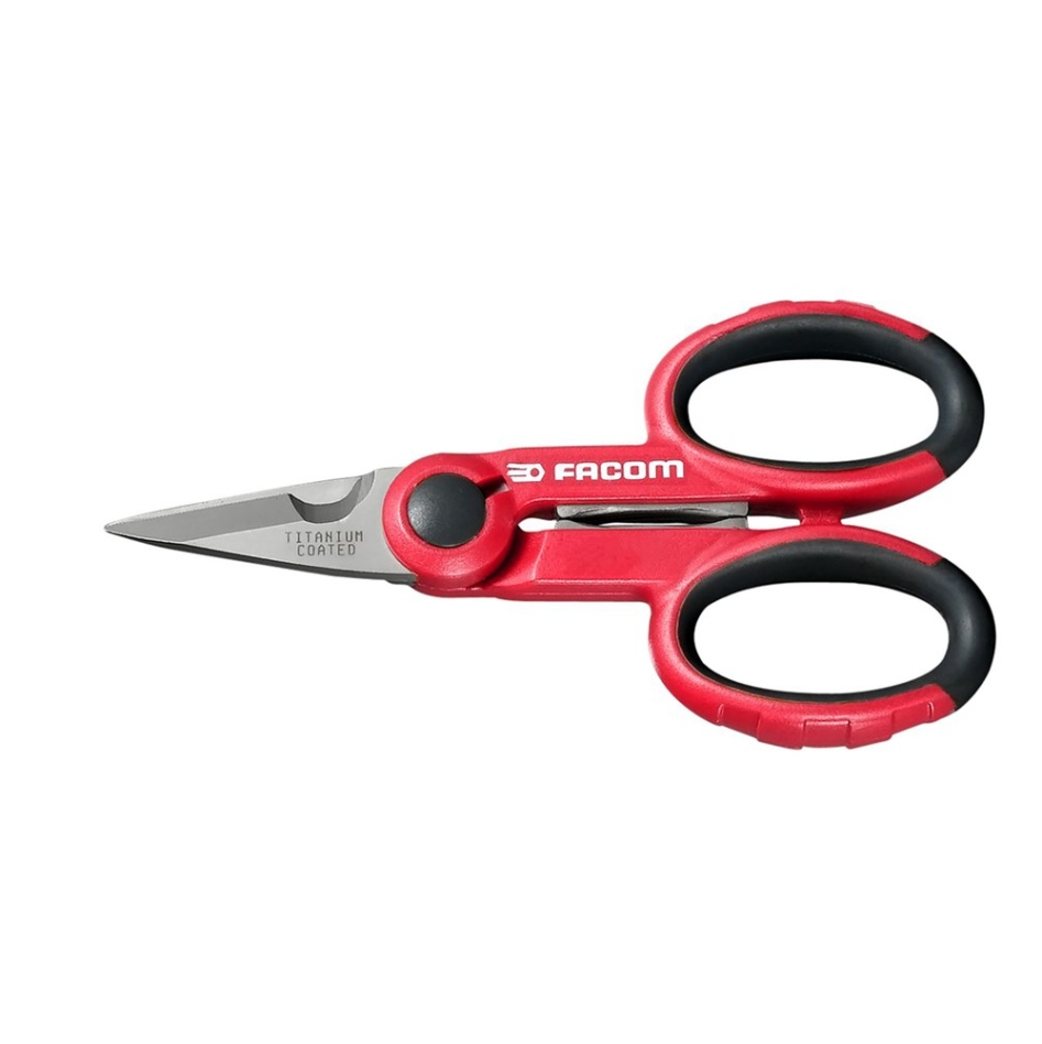 Facom 841A.4 Clad electrician''s scissors 143 mm
