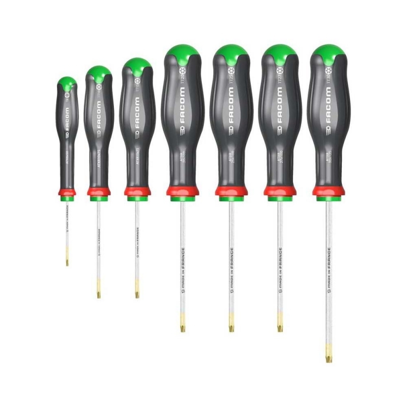 Facom ATXR.J7PB Set Of 7 Screwdrivers Protwist Torx and Resistorx