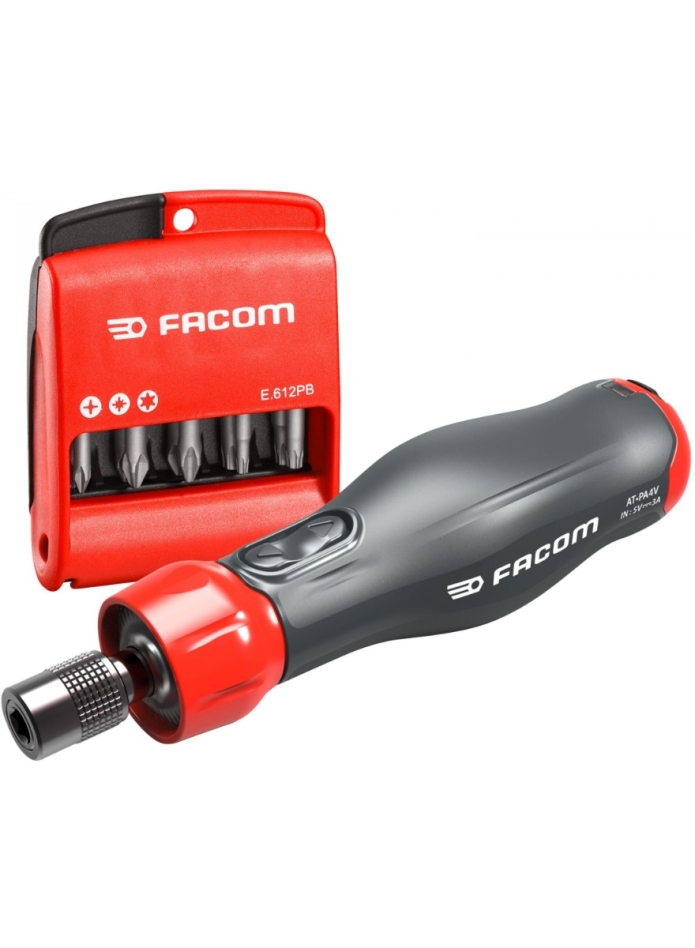 Facom ATPA4V.J12IPB Electric Screwdriver 4V Industry Set 12-piece