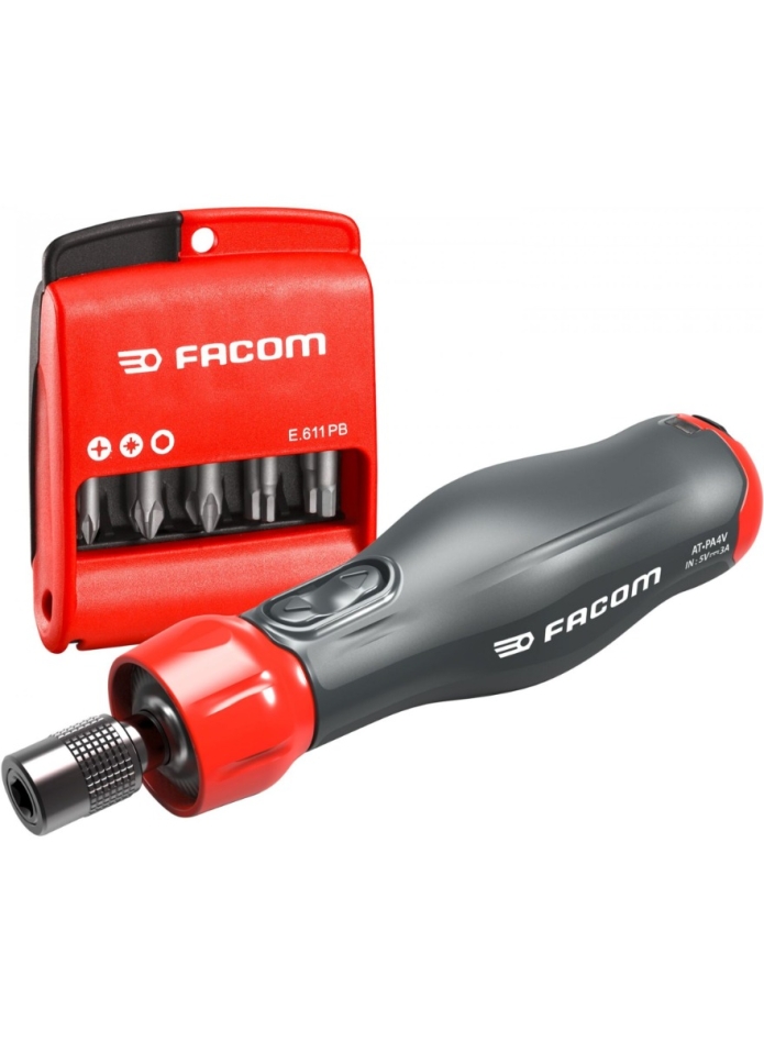 Facom ATPA4V.J12APB Electric Screwdriver 4V Auto Set 12-piece