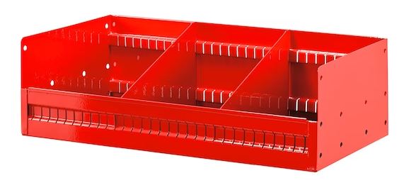 Facom U50030036 Matrix angled shelf with 2 removable dividers 435 x 275 x 185 mm