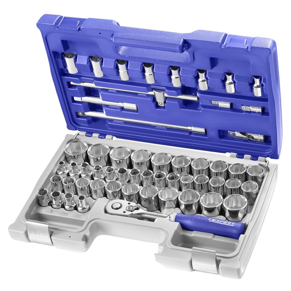 Facom Expert E032909 Case with sockets and accessories 1/2" - 55 pieces