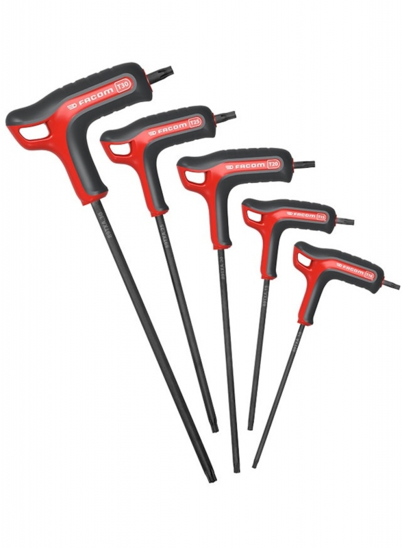 Facom 89TXA.PB Set Of 5 Torx Allen Wrenches ''Pistol