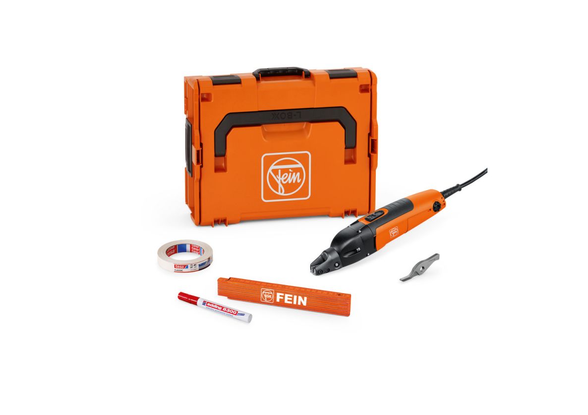 Fein 72303162000 BSS 1.6 E set Continuous scissor set up to 1.6 mm in L-BOXX case