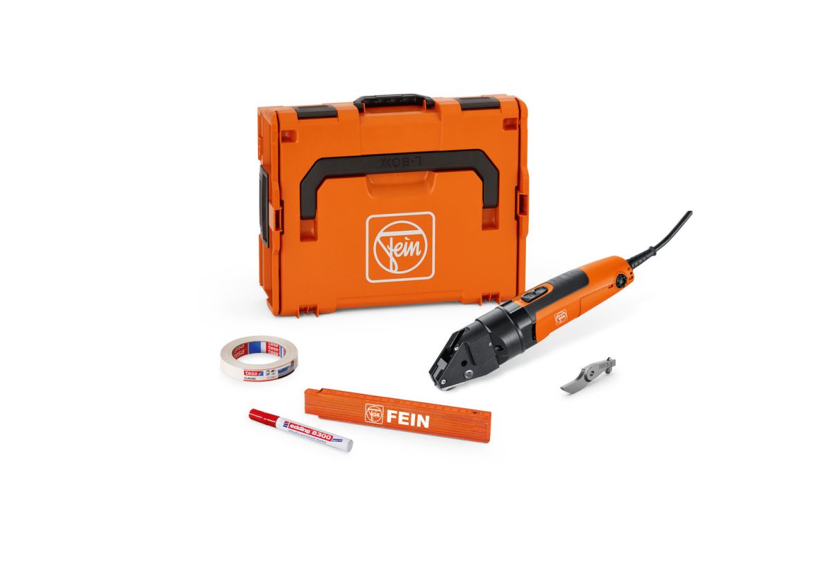 Fein 72303362000 BSS 2.0 E set Continuous scissor set up to 2 mm in L-BOXX case