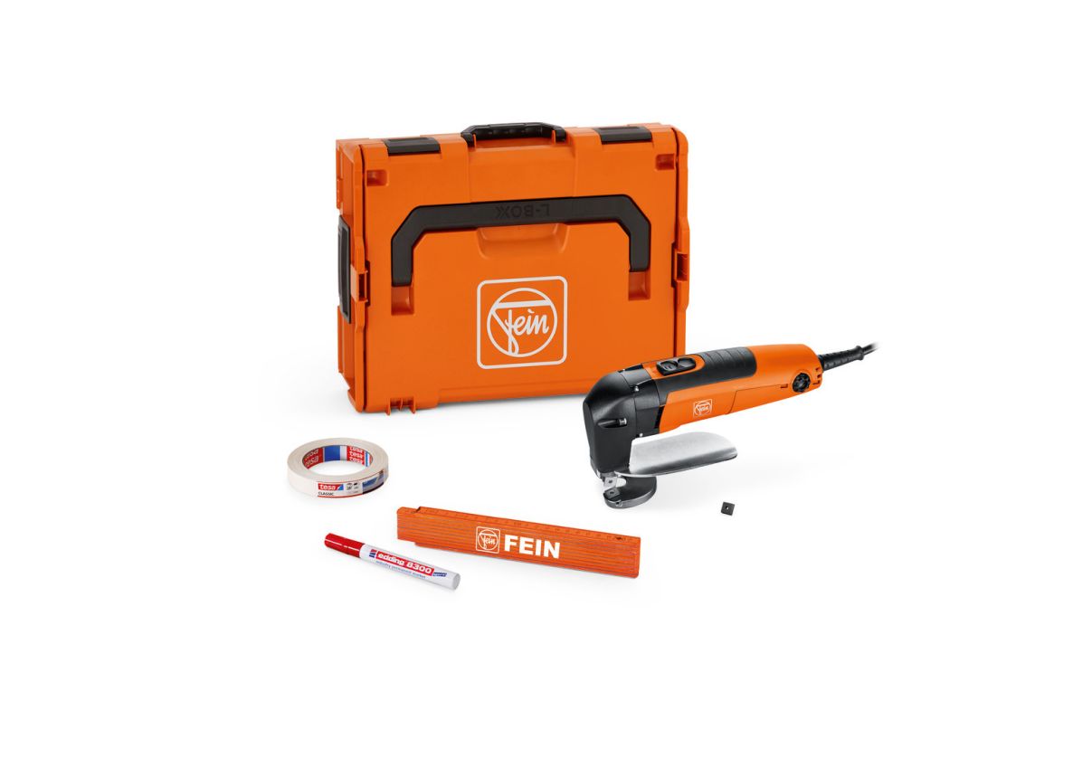 Fein 72303462000 BLS 1.6 E set Plate scissor set up to 1.6 mm in L-BOXX case