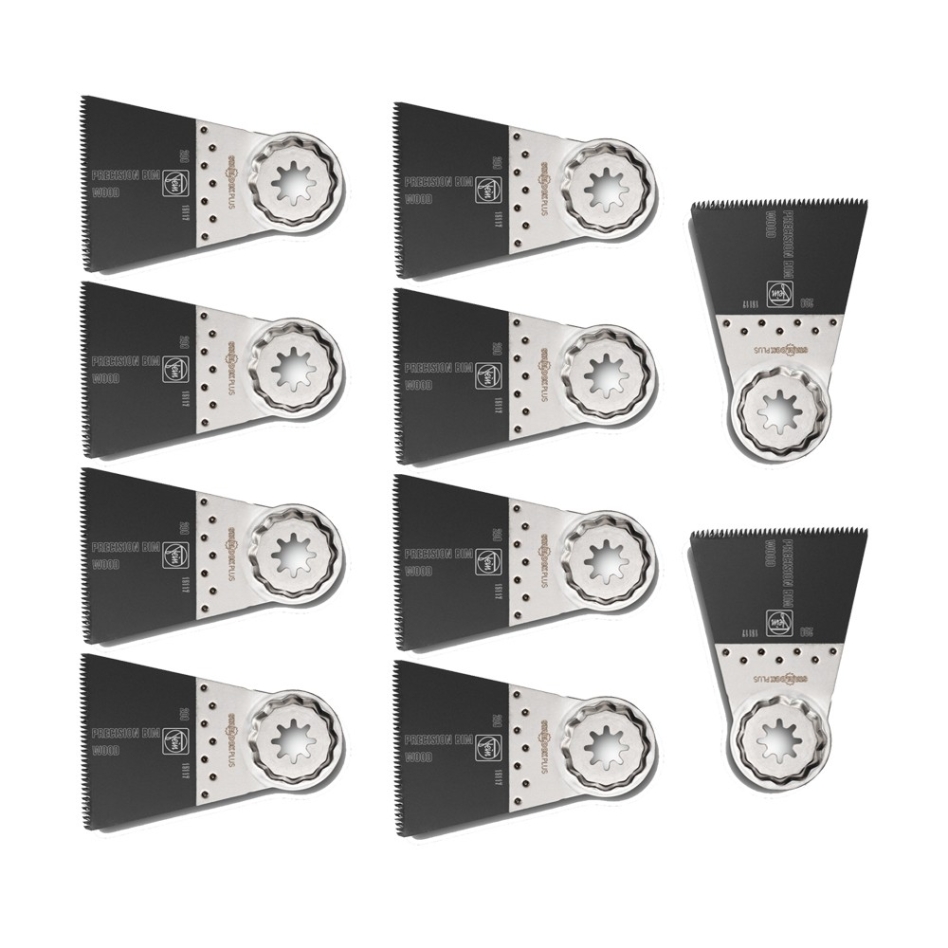 Fein Accessories 63502208240 E-Cut Precision saw blades Bi-metal SLP 65x50 mm Wood for Fein FMM Multimaster 10 pieces