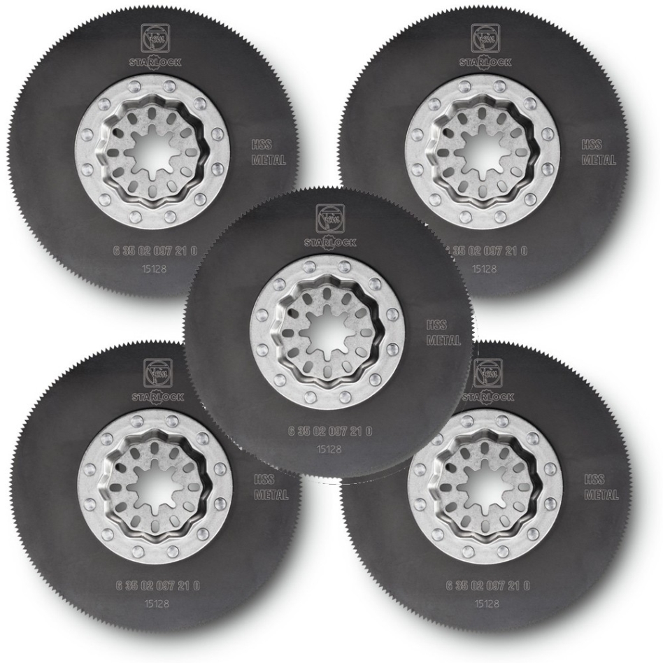 Fein Accessories 63502097220 Circular saw blade HSS 85mm SL for Fein FMM Multimaster 2 pieces