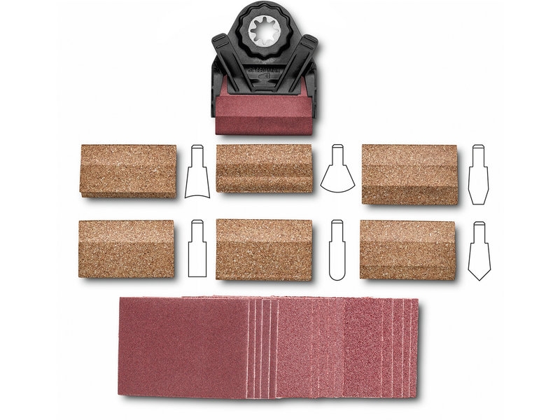 Fein Accessories 63810031010 Profile sanding set SLP
