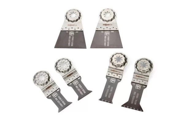 Fein Accessories 35222967030 Best of E-Cut StarlockPlus WOOD & METAL - 6 E-Cut plunge-cut saw blades for sawing in wood and metal