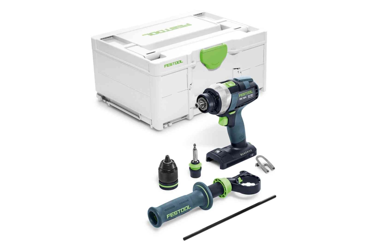 Festool 575601 TDC 18/4 I-Basic QUADRIVE cordless drill press