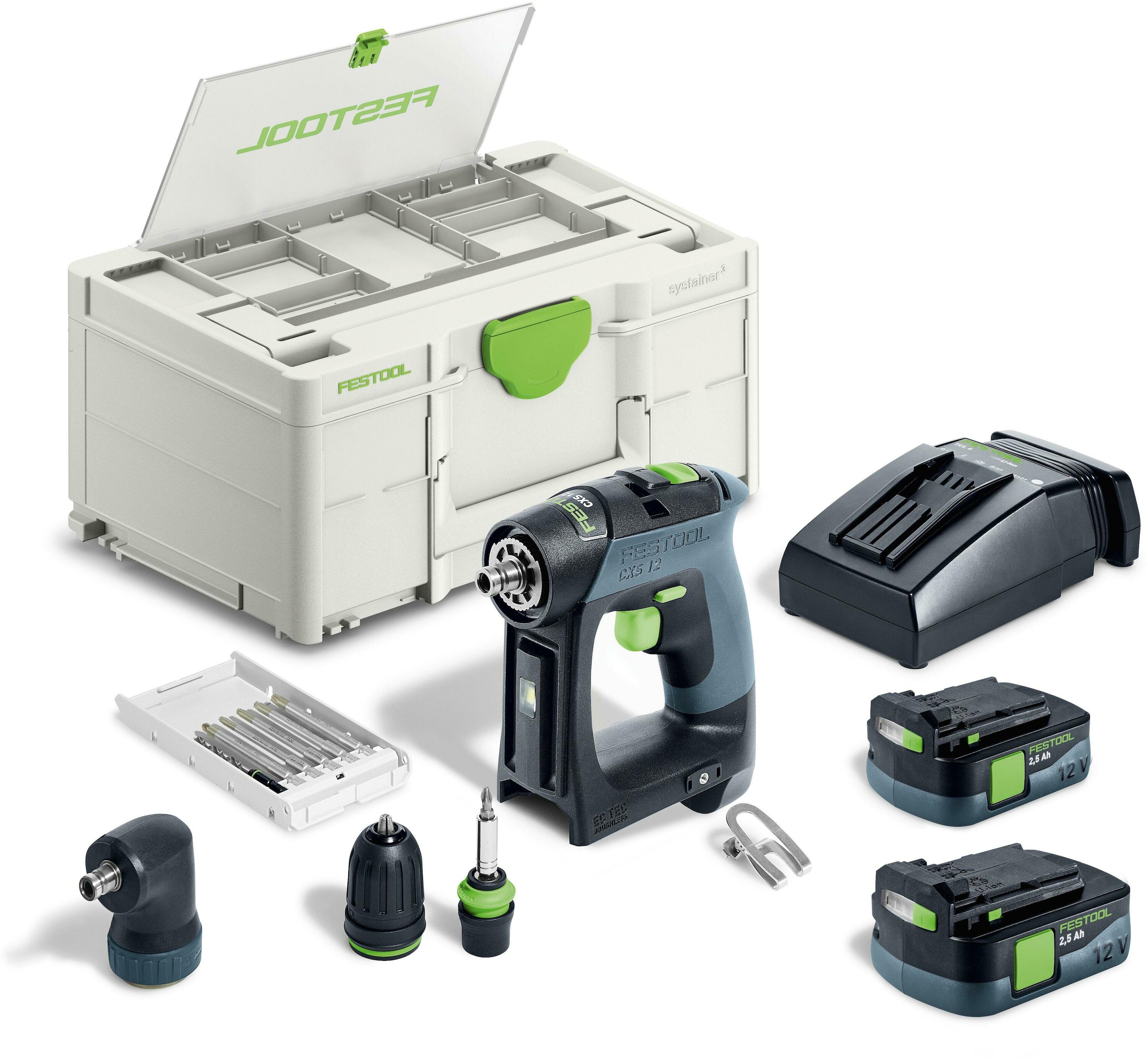 Festool 576865 Cordless screwdriver CXS 12 2.5-Set