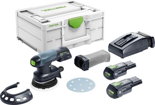 Festool 577694 ETSC 125 3.0 I-Plus Accu Excenter Sander 18V 3.0Ah Li-ion