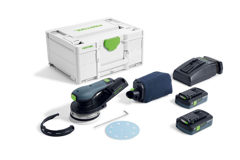 Festool 577736 ETSC 2 125 4,0 I-Plus Accu Excenterschuurmachine 18V 4.0Ah Li-Ion