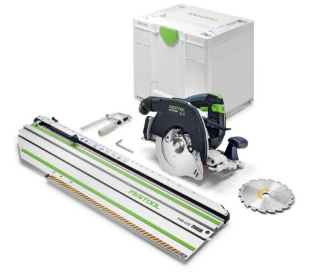 Festool 578704 HKC 55 KEB-Basic-FSK420 Accu-Pendulum Log saw machine