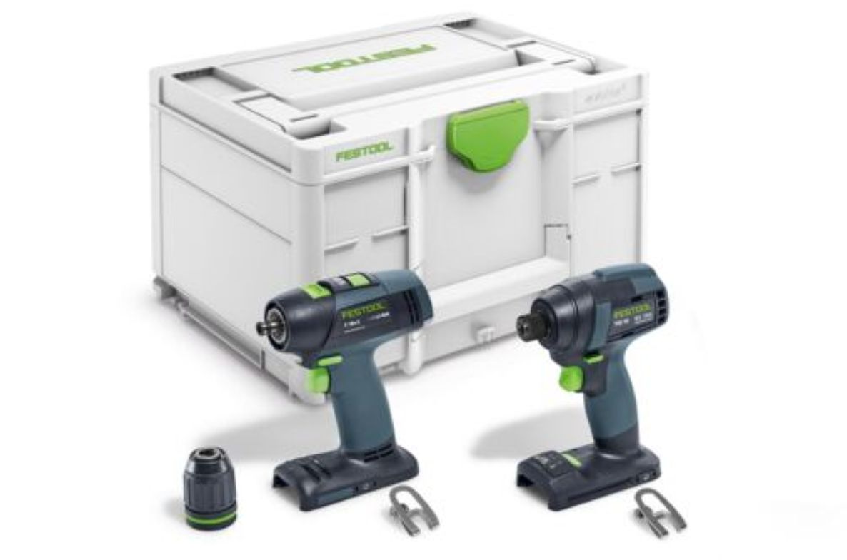 Festool 578813 TID 18 Basic-Set T18 Comboset Accu impact screwdriver and screwdriver set excl. battery and charger in case