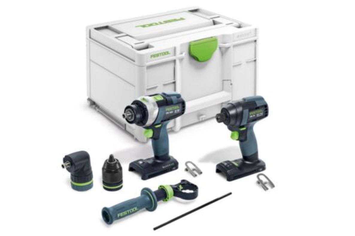 Festool 578833 TID 18 Basic-Set TPC 18/4 Comboset Accu impact screwdriver and screwdriver set excl. battery and charger in case