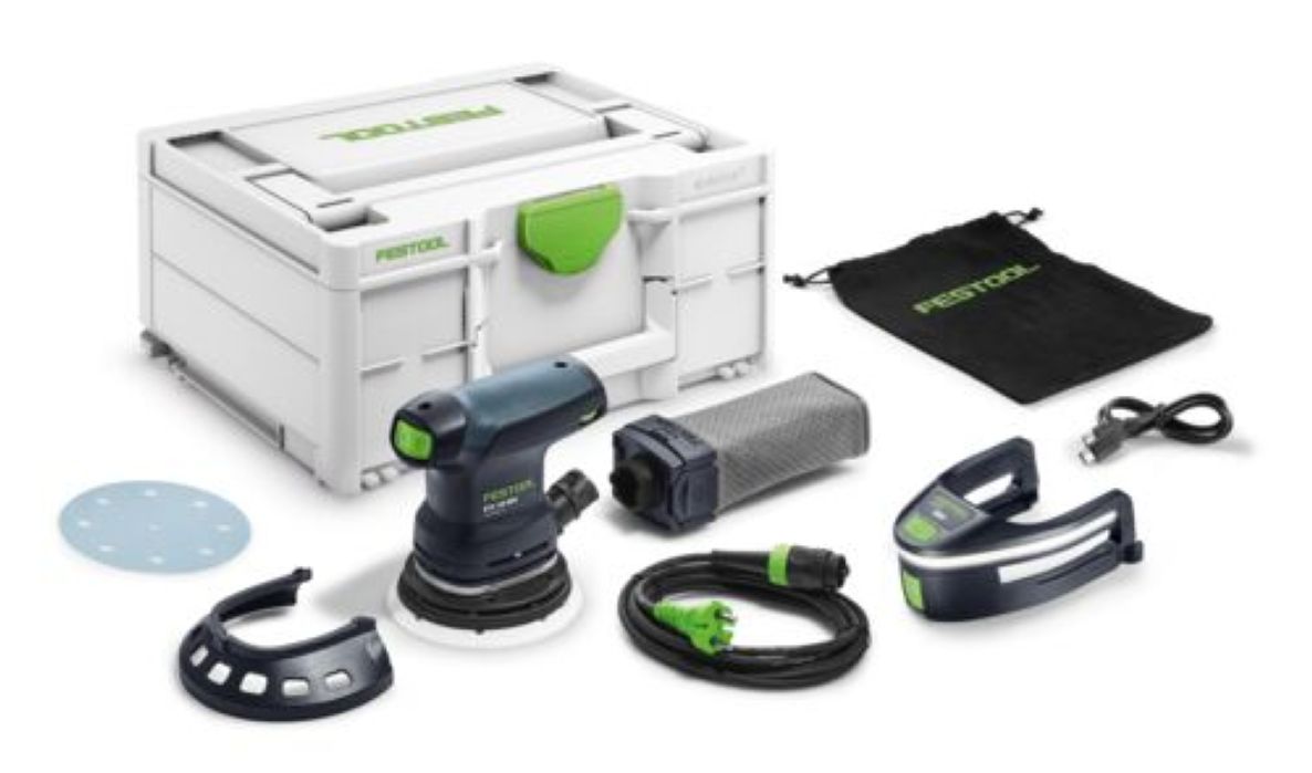 Festool 578843 ETS 125 REQ-Plus eccentric sander excl. battery and charger in case