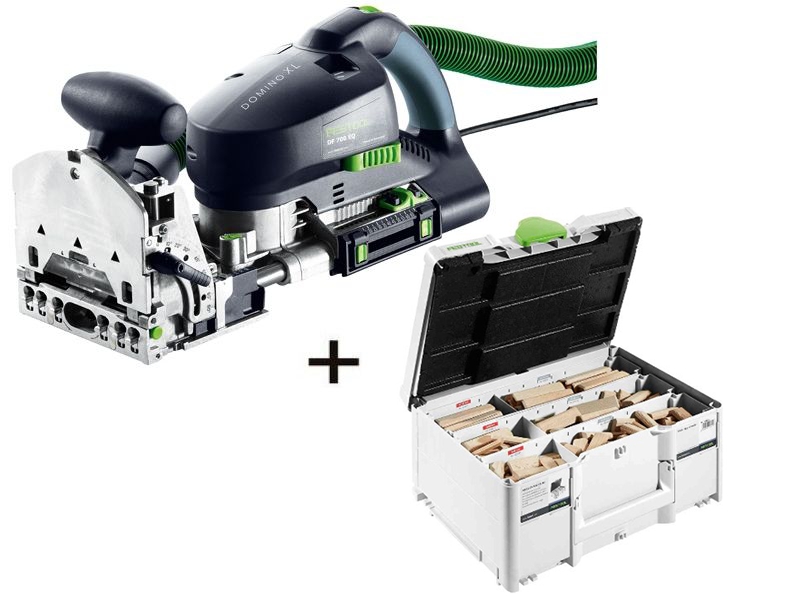 Festool DF700XL-Set2 Domino router DF700EQ-Plus+ DOMINO DF700 XL assorted systainer DS/XL