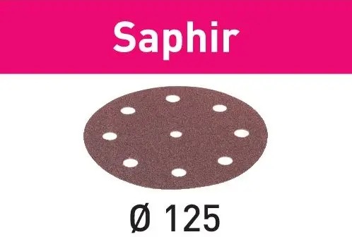 Festool Accessories 493124 Sanding discs Saphir STF D125/90 P24 SA/25