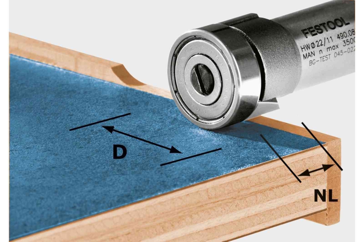 Festool Accessories 490565 Edge router HW HW/KLS D22/8-OFK