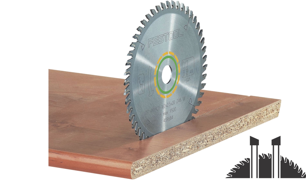 Festool Accessories 488289 Fine tooth saw blade 225x2.6x30 W48
