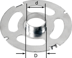 Festool Accessories 494626 Copying ring KR-D 40,0/OF 2200