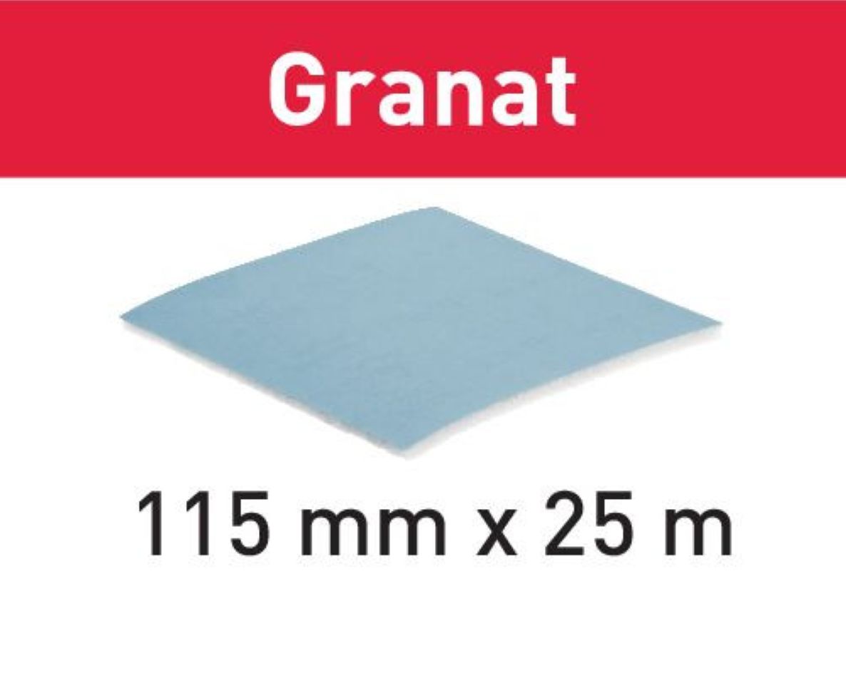 Festool Accessories 497094 Sanding roller GRANAT SOFT P240 115x25M