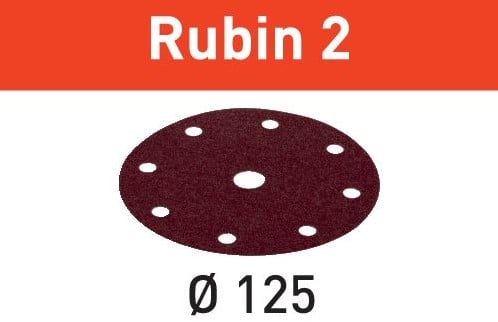 Festool Accessories 499093 Sanding discs Rubin 2 STF D125/90 P40 RU/50