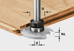 Festool Accessories 499803 Milling spindle S8 1.5-5 KL16