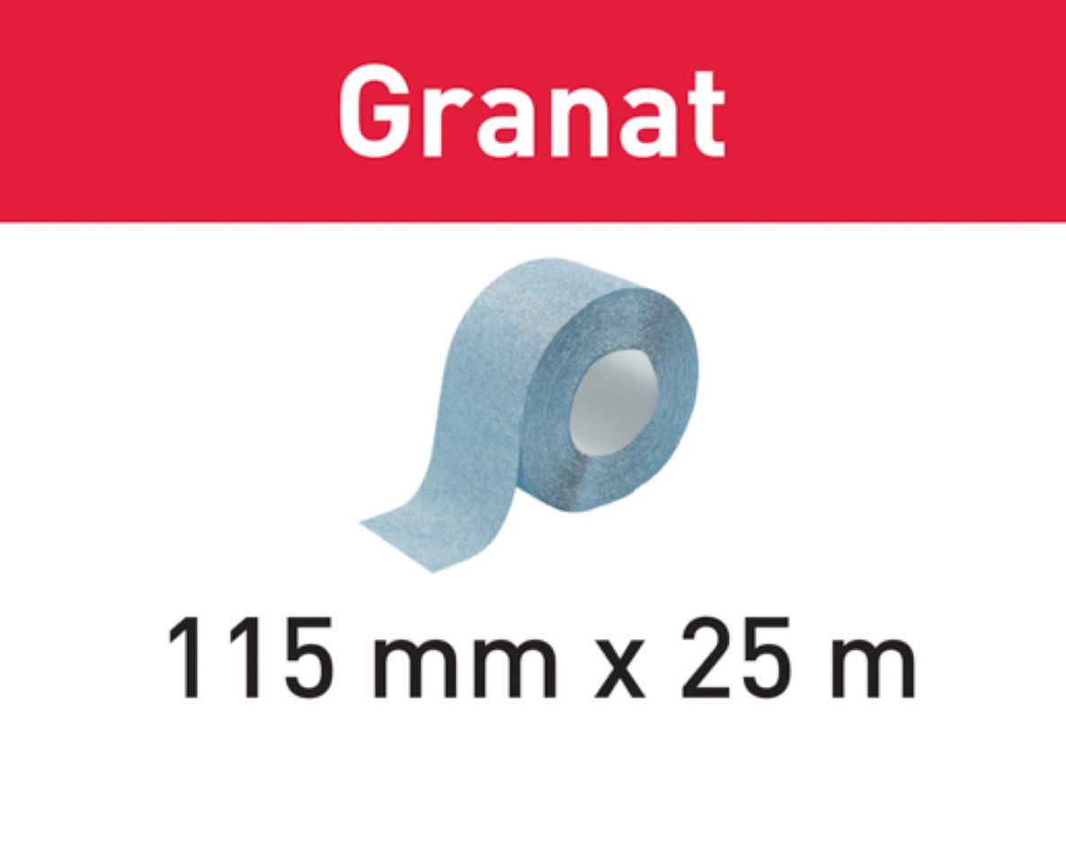 Festool Accessories 201106 Sanding roll 115x25m P100 GRANAT