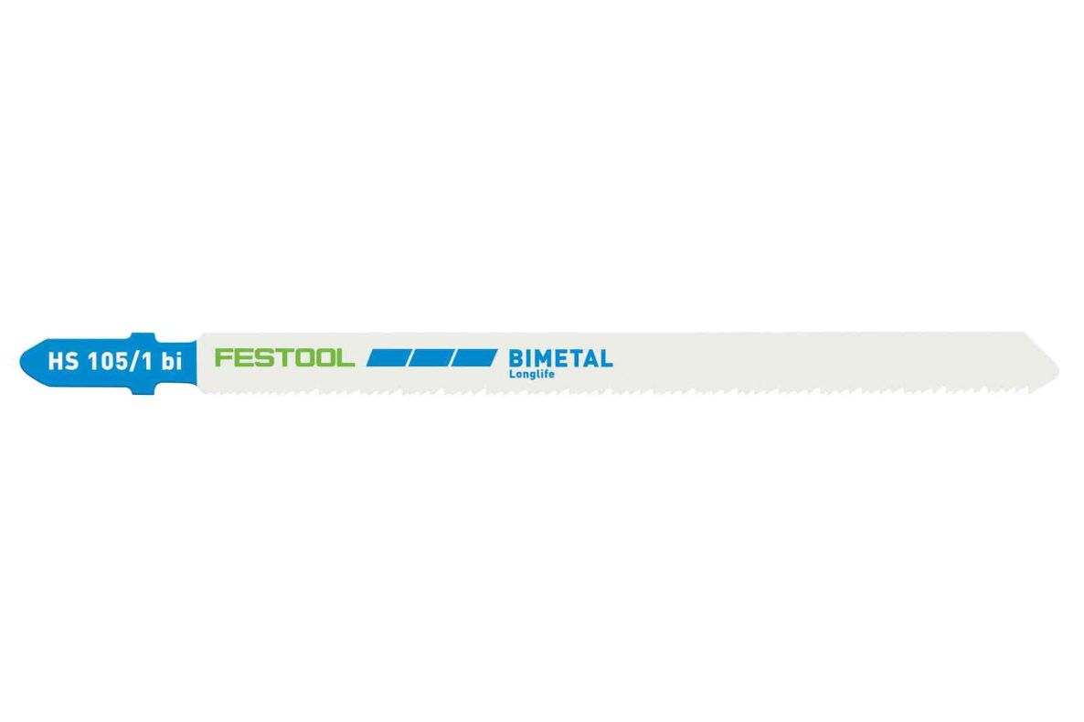 Festool Accessories 204272 Jigsaw blade HS 105/1 BI/5 METAL STEEL/STAINLESS STEEL