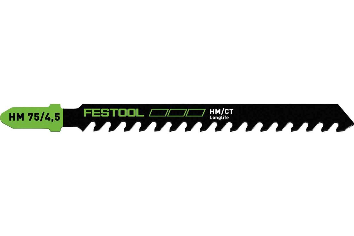 Festool Accessories 204343 Jigsaw blade HM 75/4,5 BUILDING MATERIALS ABRASIVE MATERIALS