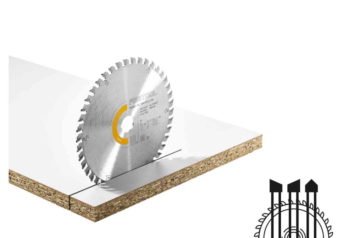 Festool Accessories 205765 Circular saw blade WOOD FINE CUT HW 168x1,8x20 WD42