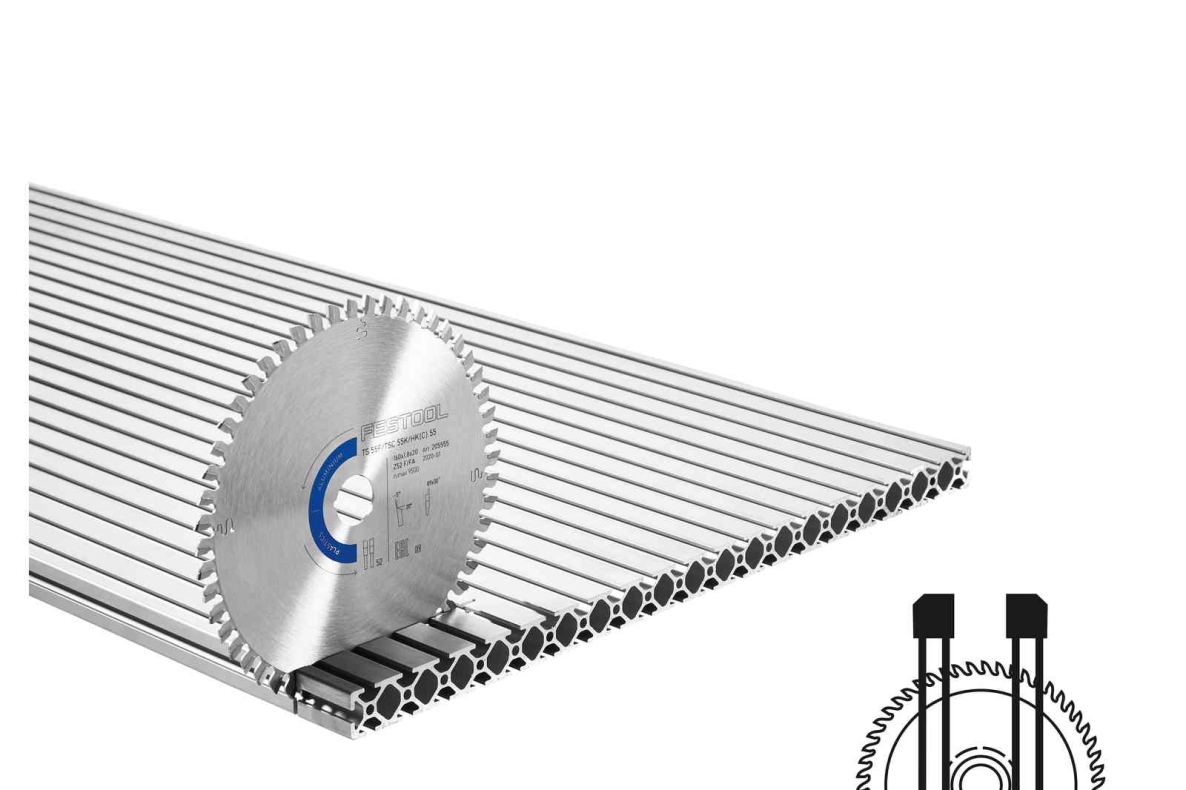 Festool Accessories 205767 Circular saw blade ALUMINIUM/PLASTICS HW 168x1,8x20 F/FA52