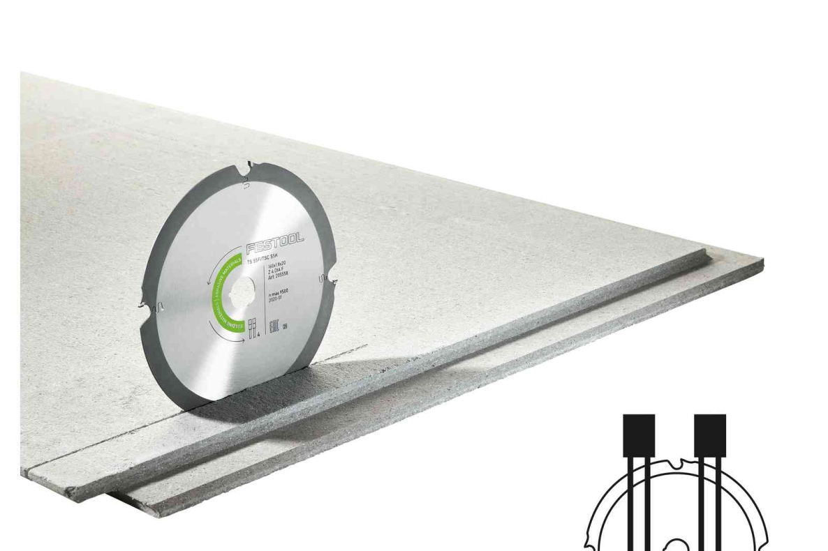 Festool Accessories 205769 Diamond circular saw blade ABRASIVE MATERIALS DI 168x1,8x20 F4