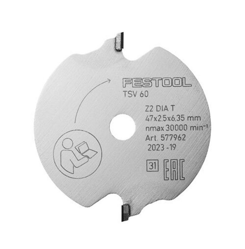 Festool Accessories 577962 Front zipper DIA 47x2,5x6,35 T2 WOOD FINE CUT SPECIAL