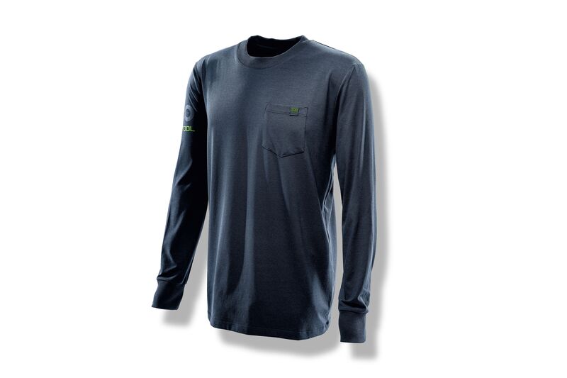 Festool Accessories 578387 LS-FT1-S Shirt long sleeve 100Y dark blue men's Size S